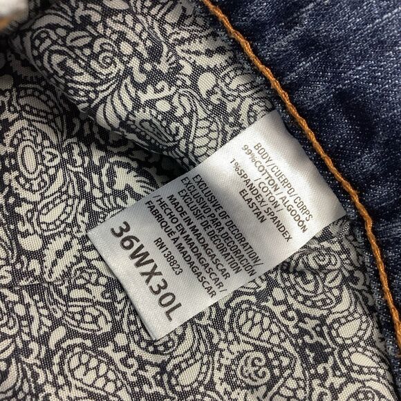Cody James Jeans Mens 36X30 Fit 34X28 Blue Clovehitch Straight Mid Wash Cowboy - Picture 7 of 15
